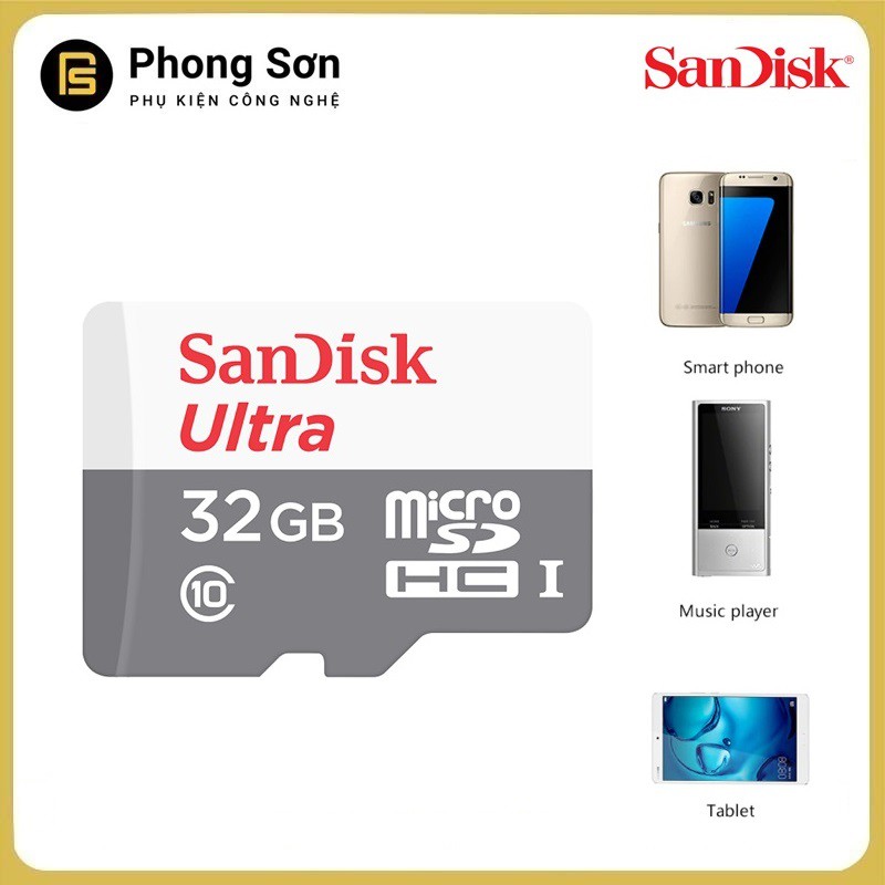 Thẻ nhớ Micro SDHC 32GB Ultra 533x 80mb/s Sandisk | BigBuy360 - bigbuy360.vn