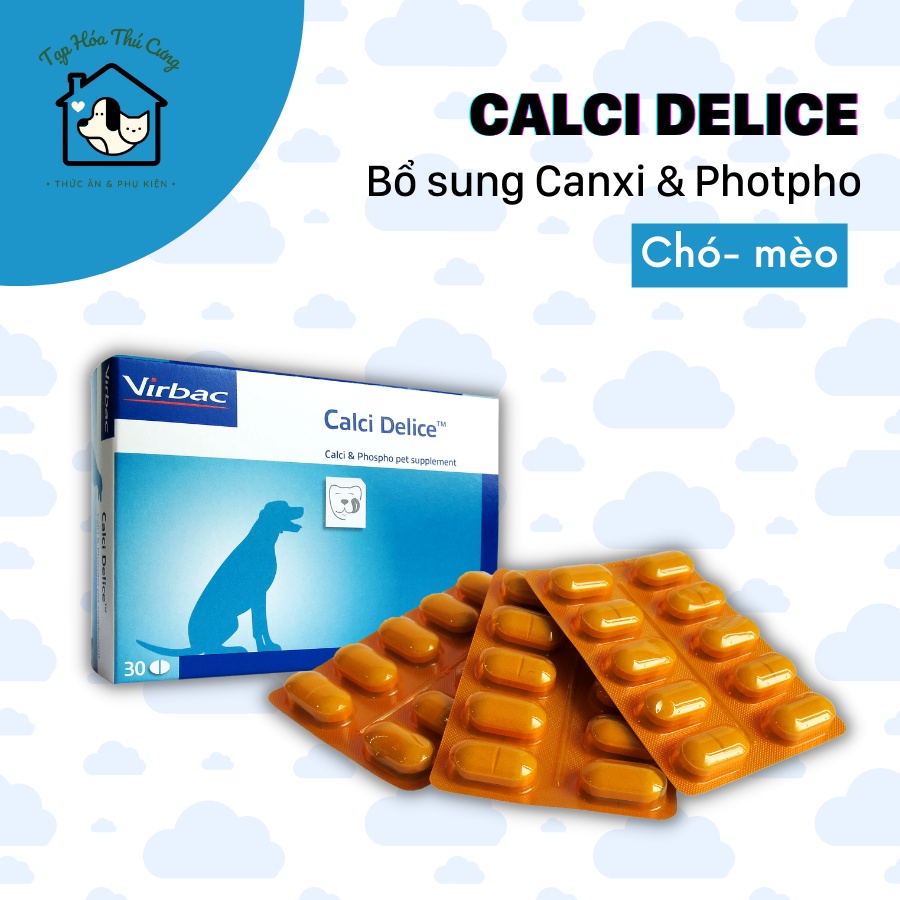 Calci delice Virbac bổ sung canxi cho chó mèo