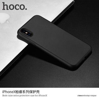 Ốp HOCO Bode Raise cho iPhone X silicon đen