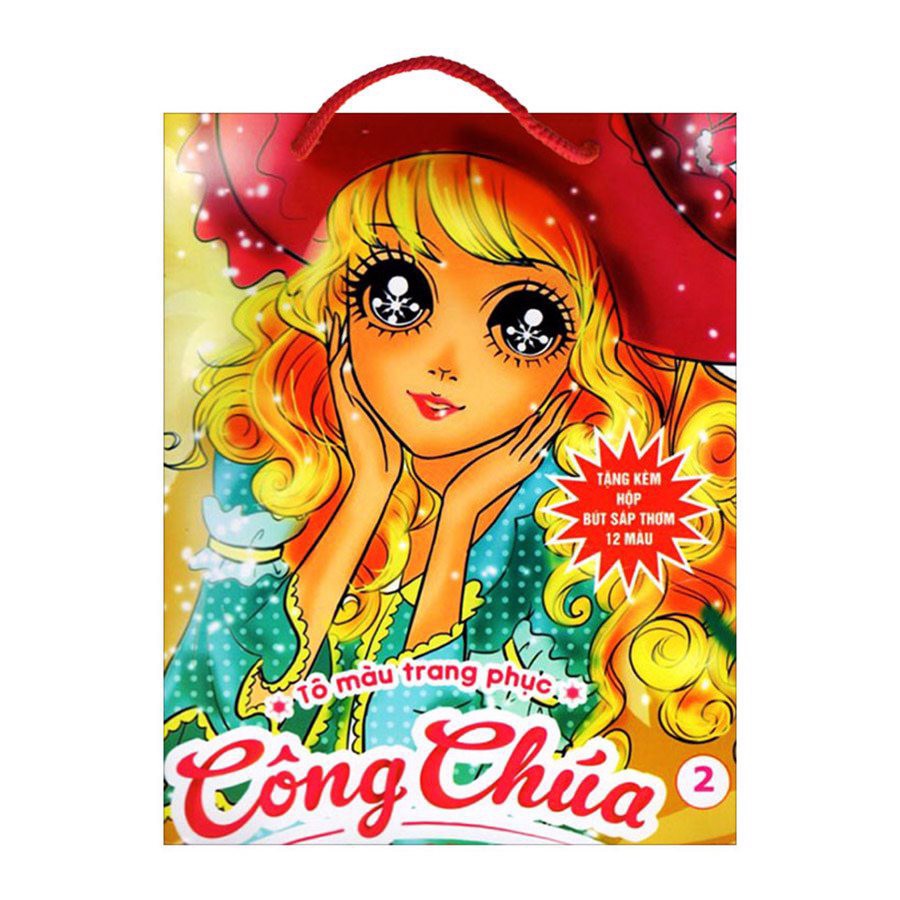 Sách - Tô màu trang phục công chúa - Trọn bộ 12 cuốn