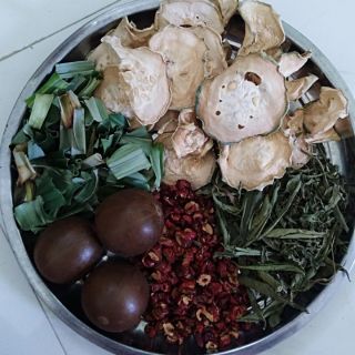 Combo nguyên liệu nấu sâm bí đao và sâm hoa cúc khô