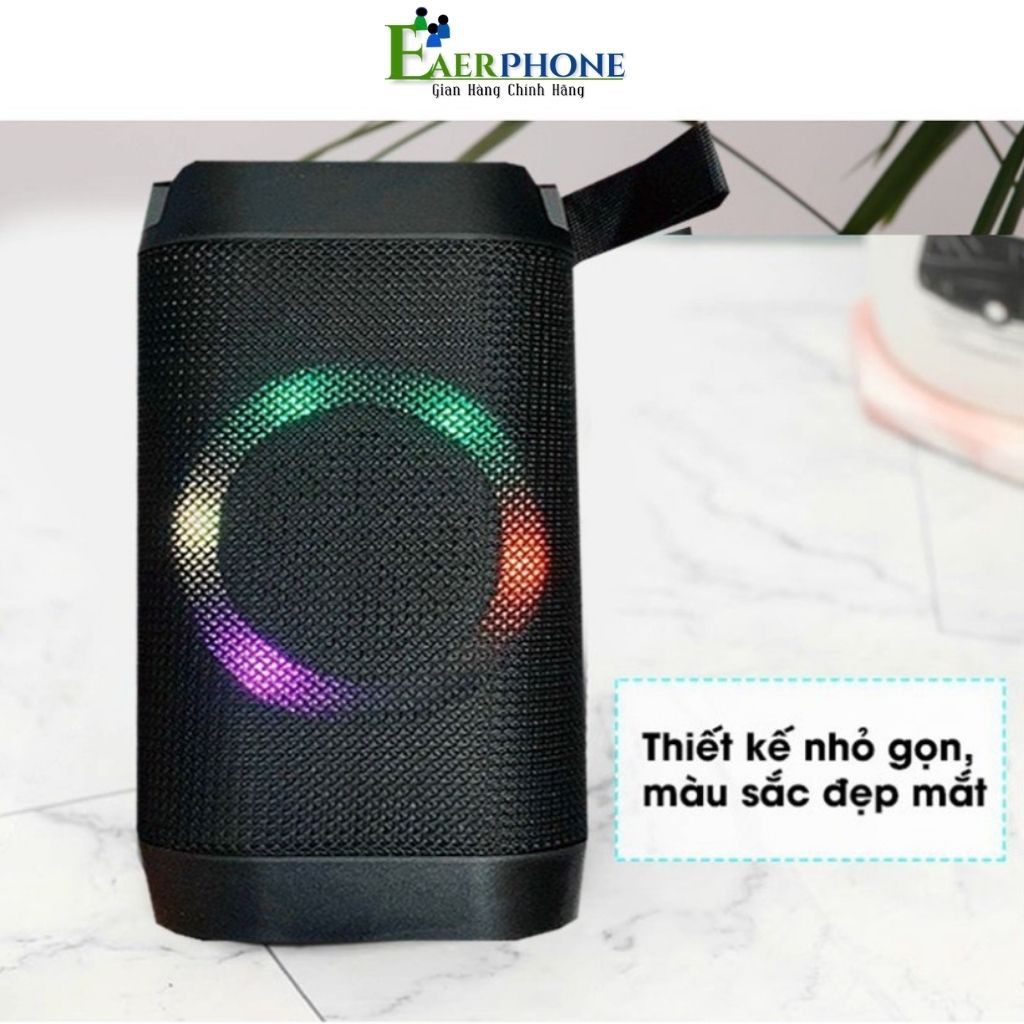 Loa nghe nhạc Bluetooth mini T1, hỗ trợ thẻ nhớ loa không dây, sử dụng được máy tính, điên thoại có giá đỡ tiện lợi
