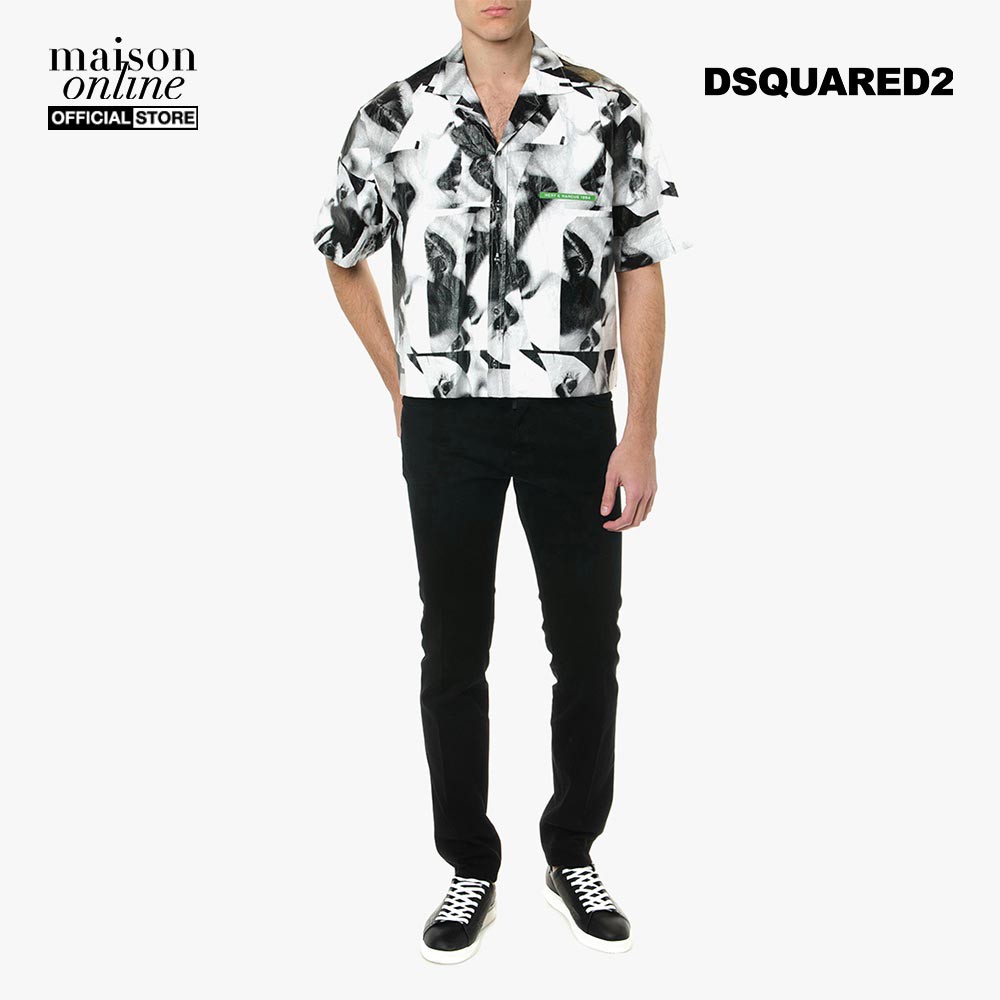 DSQUARED2 - Áo sơ mi nam Mert & Marcus Printed S78DM0001-100