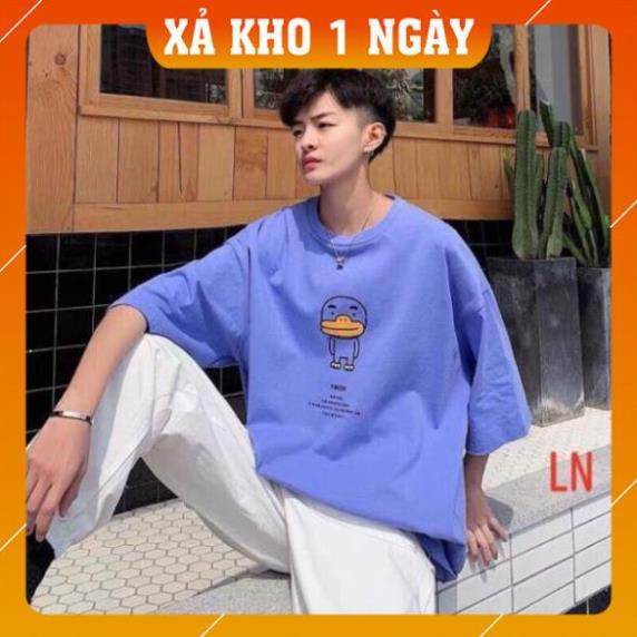 [Mã WARN20 giảm 20k đơn 150k] [HOT TREND] Áo Thun Nam Cổ Tròn, Áo Phông Rộng In Hình Mỏ Vịt FreeSize | BigBuy360 - bigbuy360.vn