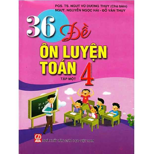 Sách - 36 Đề ôn luyện toán 4 Tập 1