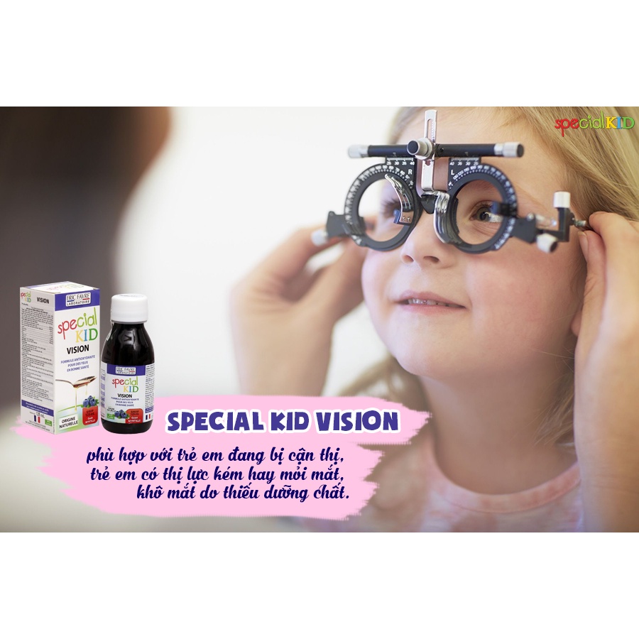 Siro bổ mắt, hỗ trợ tăng cường thị lực, giảm nhức mỏi mắt Special Kid Vision 125ml - Violetpham