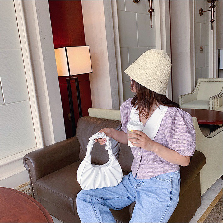 Túi kẹp nách hàng loại 1 túi xách da mềm quai nhúm tiểu thư KN09 | BigBuy360 - bigbuy360.vn