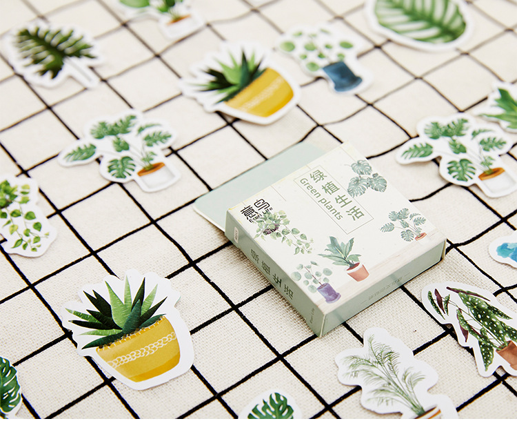 Set 46 tấm nhãn dán trang trí đa năng