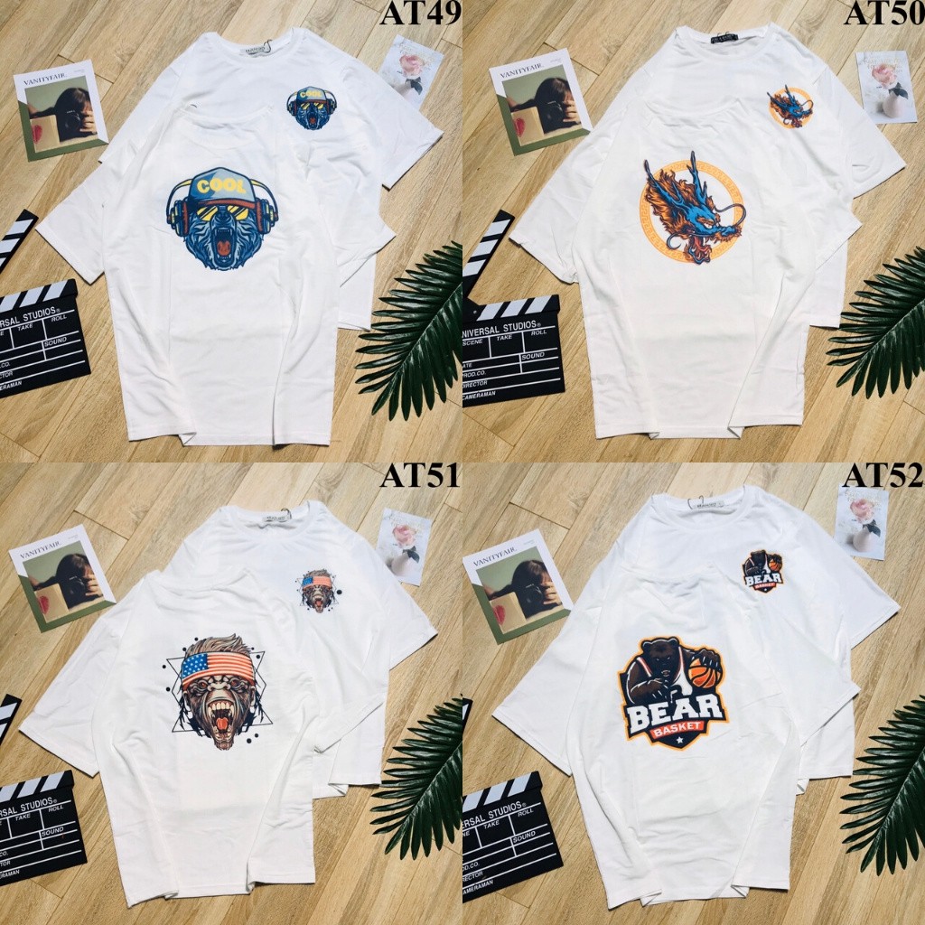 Áo Thun Tay Lỡ  Unisex - Mã AT09-70 - Áo Thun (MẪU NGẪU NHIÊN) | BigBuy360 - bigbuy360.vn