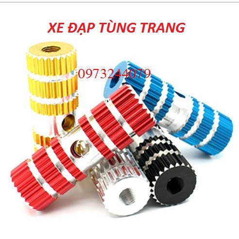 Bắt để chân nhôm trục sau xe đạp xe đạp trẻ em
