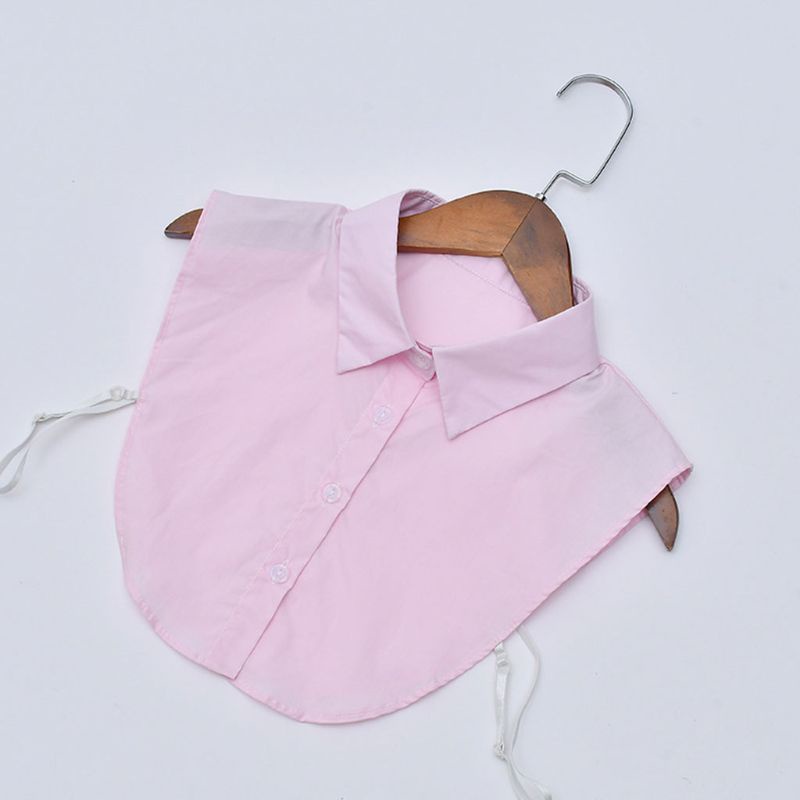 Cổ Áo Sơ Mi Giả Bằng Cotton Màu Trơn Tùy Chỉnh Thời Trang