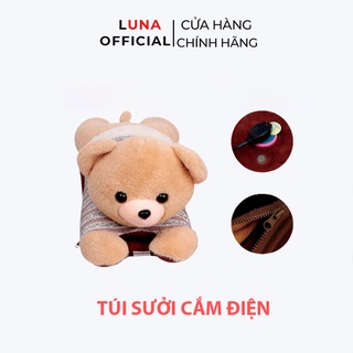 Túi sưởi cắm điện chườm ấm bụng, Túi chườm nóng lạnh hình thú đa năng