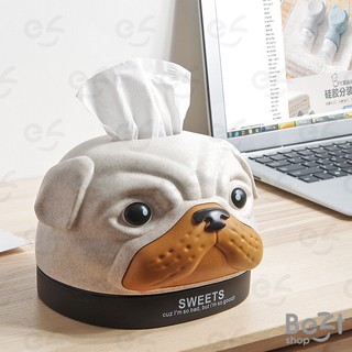 Hộp đựng giấy ăn hình chó Bobby, hộp đựng giấy ăn dễ thương
