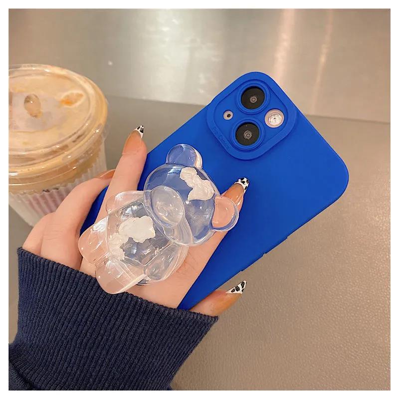 Ốp Điện Thoại TPU Mềm Có Vòng Đỡ Hình Gấu Hoạt Hình Sang Trọng Cho OPPO Reno 2 5 FIND X3 Pro