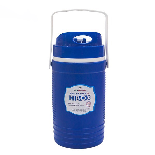 Bình giữ nhiệt nắp bật có quai xách Hibox nhựa Hiệp Thành loại 1.6L - 2L