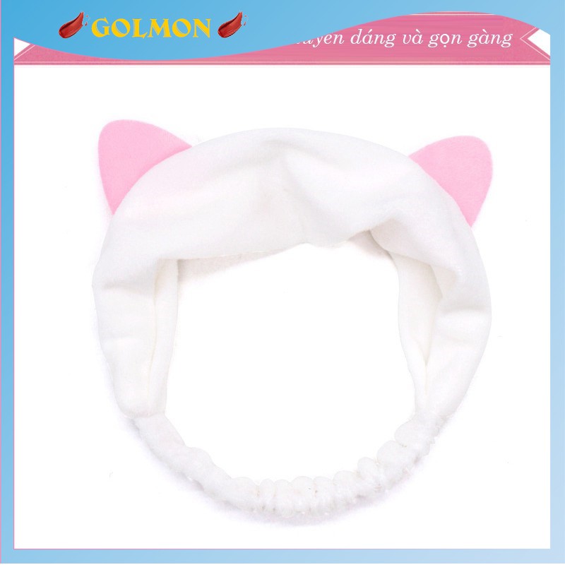 Băng đô turban tai mèo siêu xinh, bờm tóc, rửa mặt thiết kế xinh xắn nhẹ nhàng dễ thương