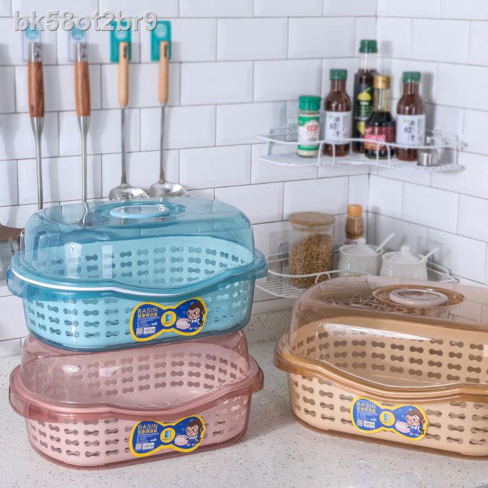 bk58ot2br9Tủ nhựa úp bát đũa, bát, hộp đựng cống, tủ bếp hộ gia đình có nắp đậy, chậu rửa đĩa, kệ đĩ