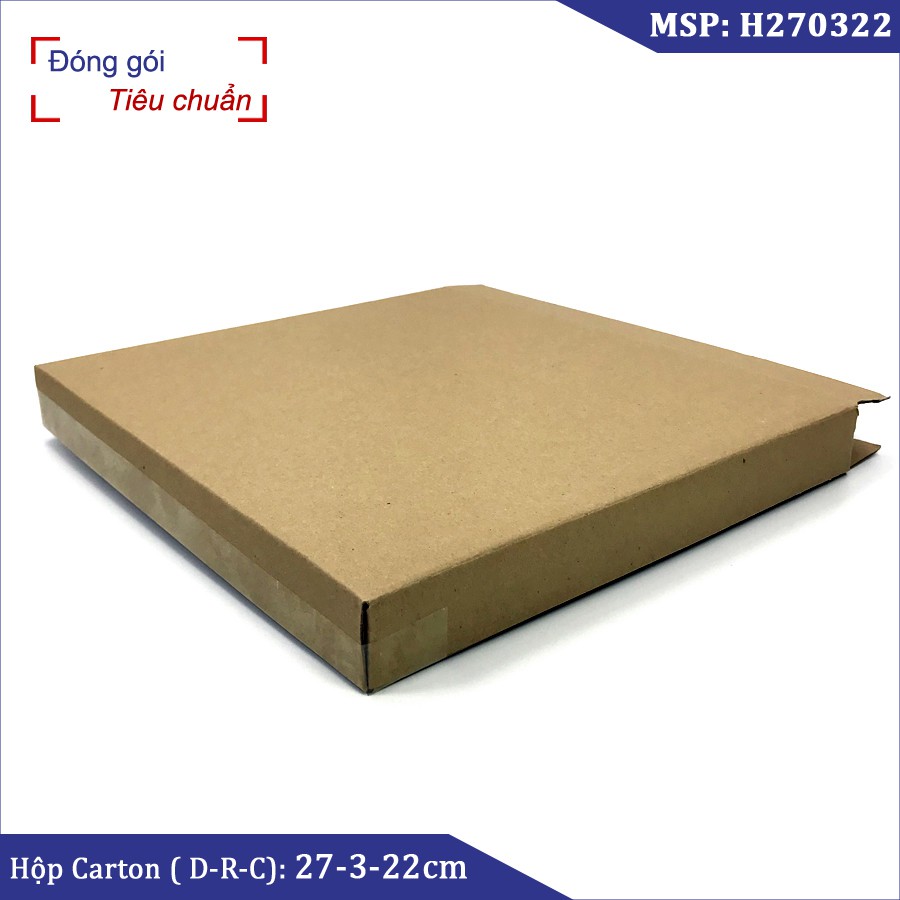 22x3x27 cm - Hộp Bìa Carton đóng hàng