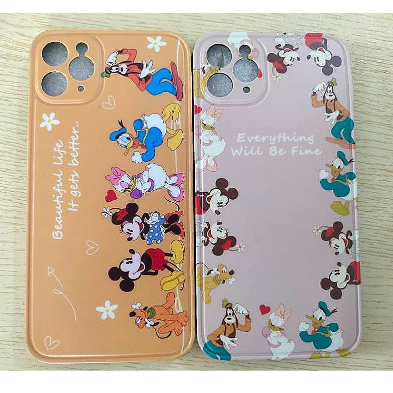 Ốp Điện Thoại Thiết Kế Viền Hoạt Hình Cho iPhone 12 13 11 Pro Max X Xs Max Xr 5519