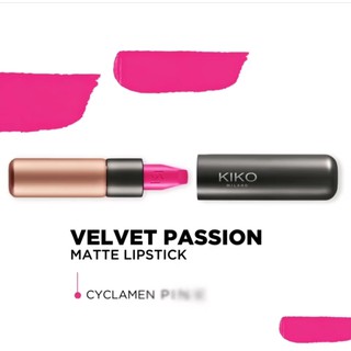 Son Kiko Velvet Passion màu 307 Cyclamen Pink
