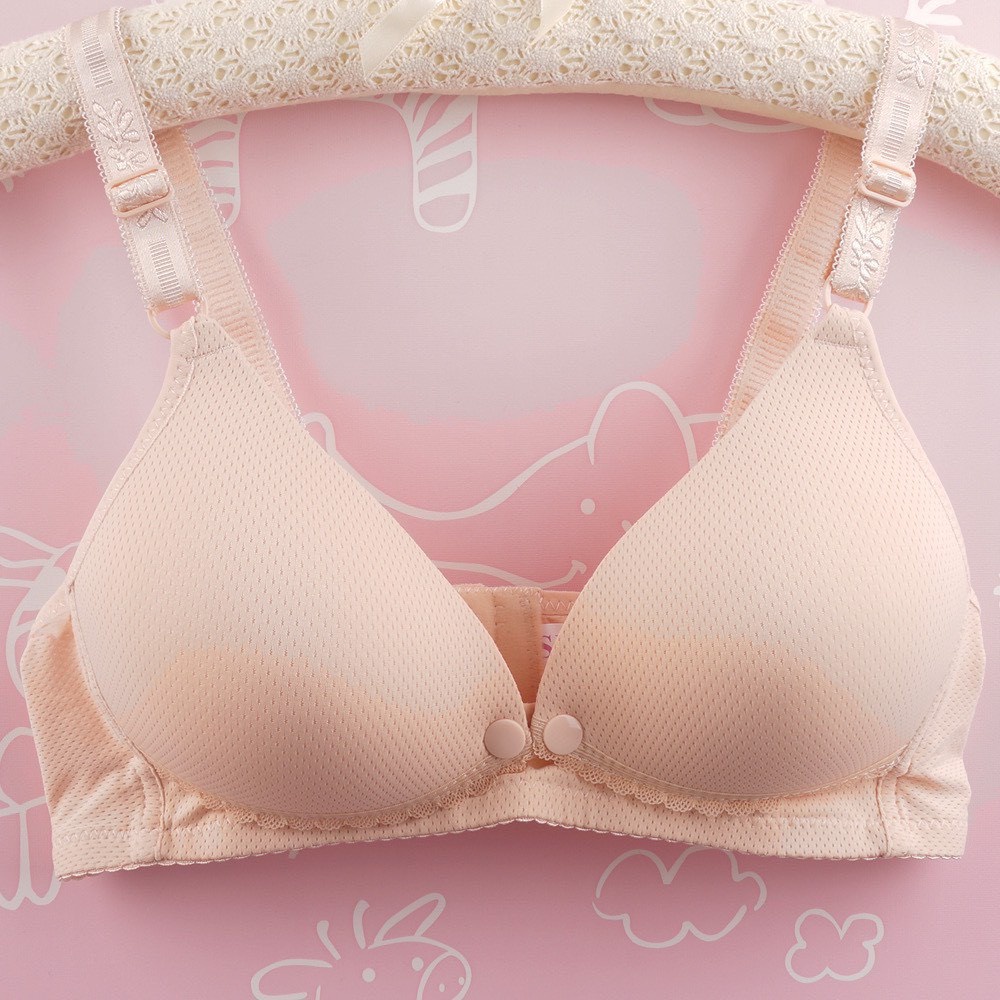 (Giá Trải Nghiệm) Áo Ngực Cho Con Bú Thông Hơi Không Gọng Chống Chảy Xệ Viền Ren Cao Cấp Mùa Hè