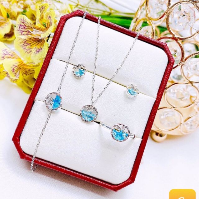 BỘ TRANG SỨC BẠC NỮ CÁ HEO SIÊU HOT MỚI VỀ CPJ028