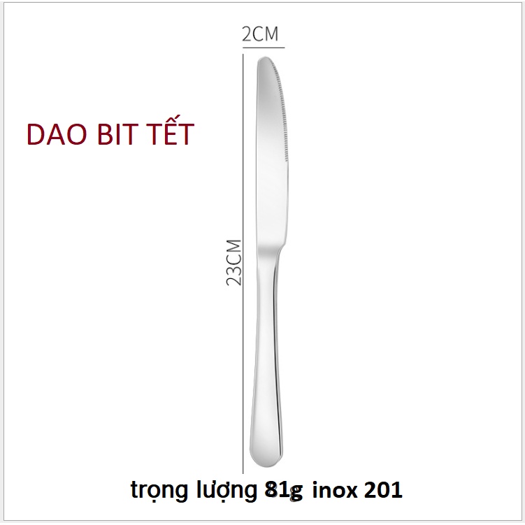 BỘ Dao ,Muỗng(Thìa),Nĩa(Dĩa) Inox Phục Vu Tiệc-Ăn Bít Tết-Dùng Mỳ Ý...