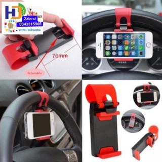 Kẹp giữ điện thoại gắn vô lăng xe hơi