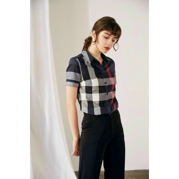 Sơ mi kẻ burberry cao cấp