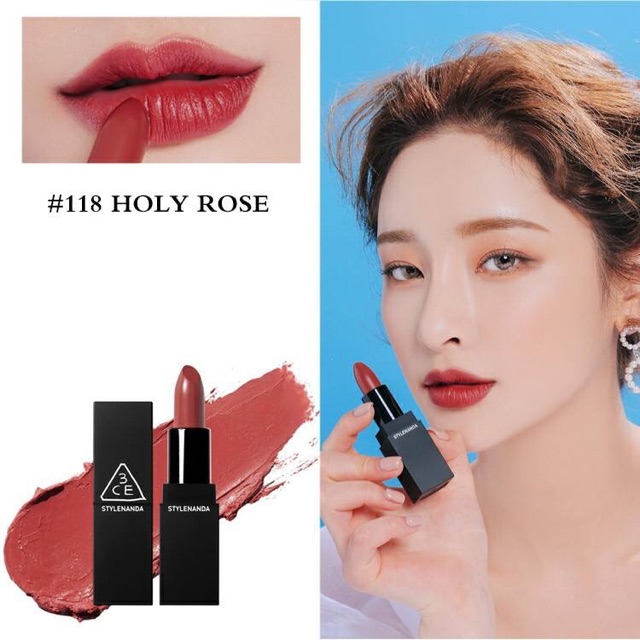 Son 3ce matte lip color ( Vỏ đen )