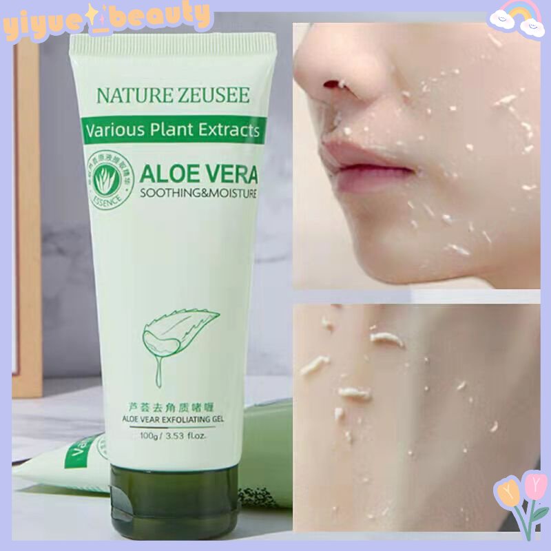 Gel Tẩy Tế Bào Chết Chiết Xuất Lô Hội Làm Sạch Lỗ Chân Lông Dành Cho Nam Và Nữ CFH