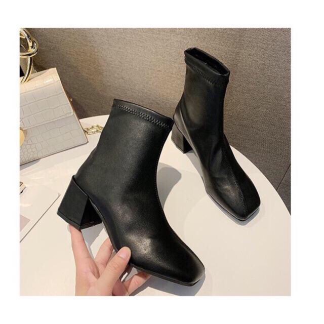 [ CÓ SẴN ] Boot da mũi vuông hàng Quảng Châu fullbox ( ảnh thật ở cuối ) | BigBuy360 - bigbuy360.vn