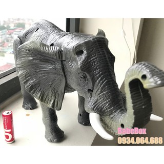 Voi chạy pin - có đèn - voi đồ chơi