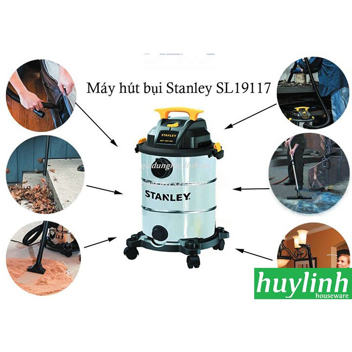 Máy hút bụi khô và ướt Stanley SL19117 - 30 lít