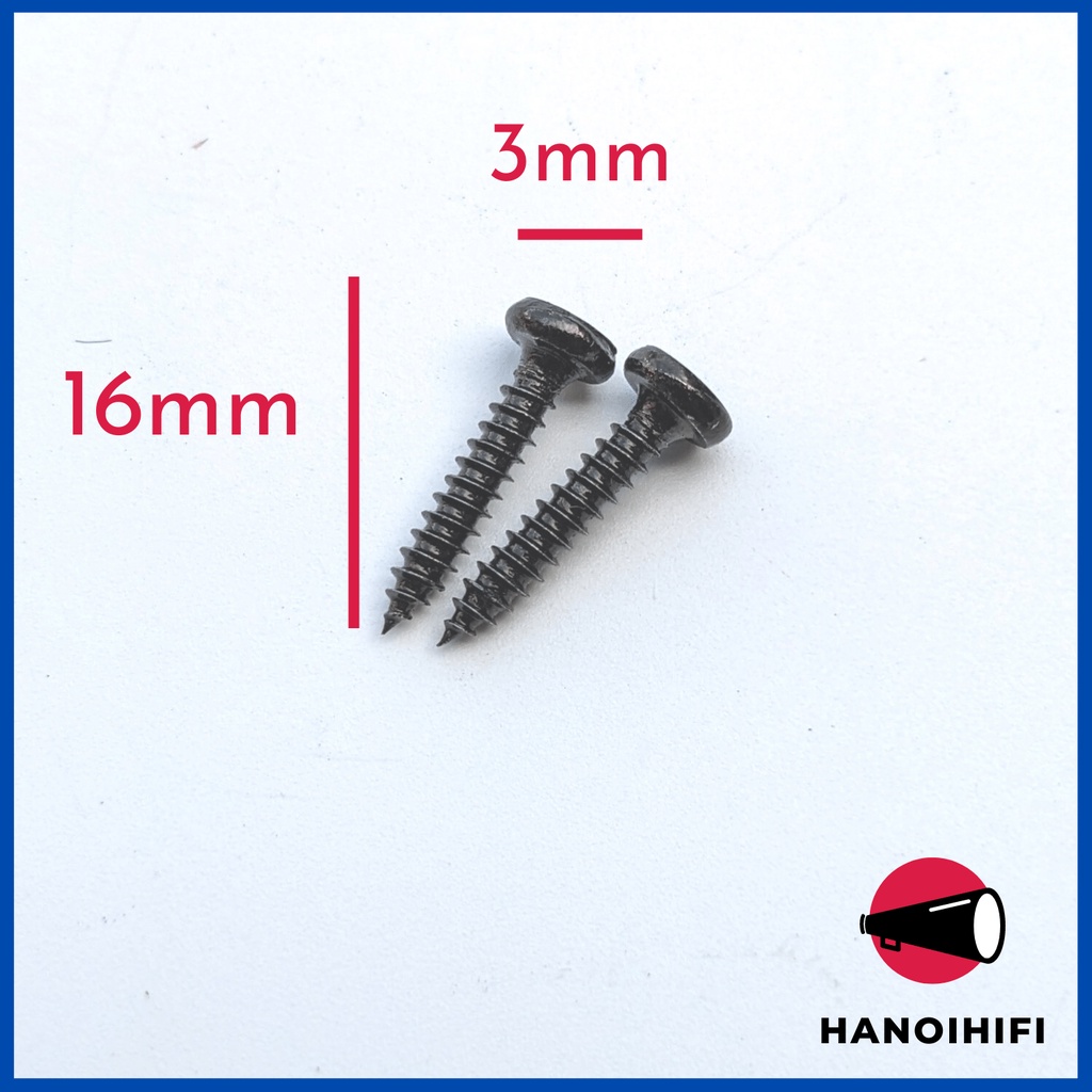 Đinh vít gỗ sơn tĩnh điện cho loa nhiều kích thước M3,M4