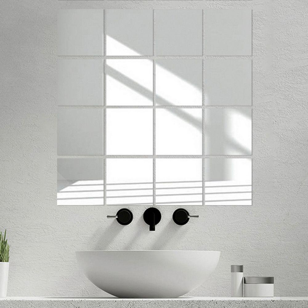 Gương Vuông Bằng Nhựa Acrylic Không Kẹp An Toàn Cho Bé