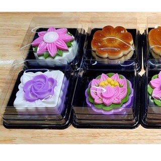 Combo 100 Hộp Đựng Vuông kích thước 10cm XY12-12 -Hộp đựng xôi / bánh trung thu 9cm