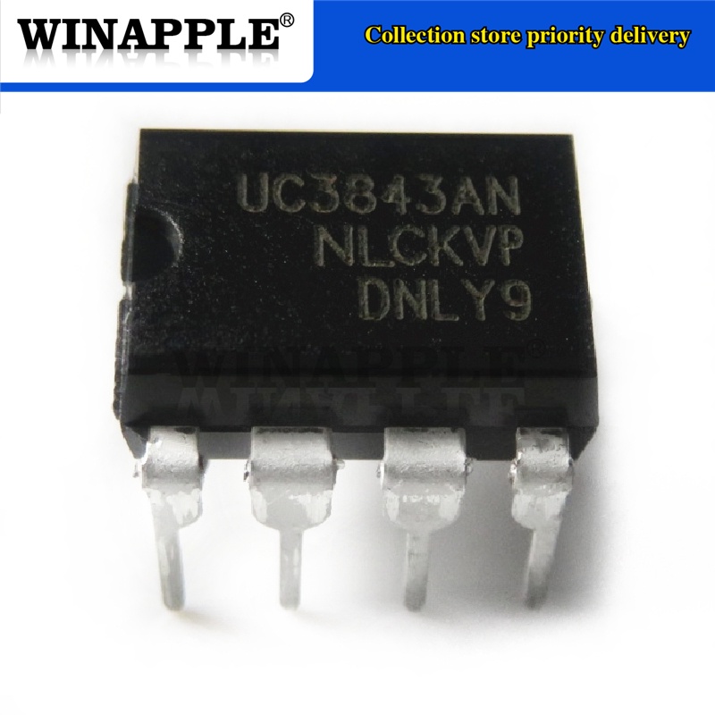 Set 10 Linh Kiện Điện Tử UC3843 DIP8UC3843AL UC3843B UC3843BN UC3843AN KA3843 3843 DIP8