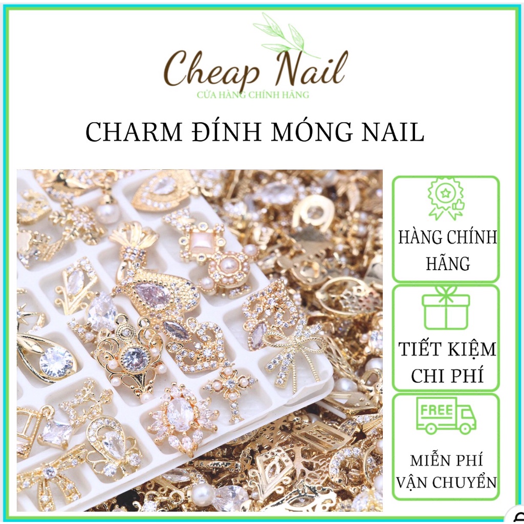 Charm nail cao cấp, charm Nơ quốc dân gắn móng tay phong cách Hàn Quốc, phụ kiện trang trí móng tay đẹp- CHEAP NAIL