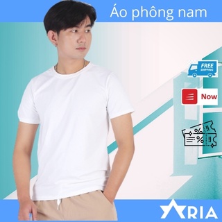 Áo phông nam Unisex, Áo thun trơn nam form rộng phong cách Hàn quốc vải dày mịn (Trắng)