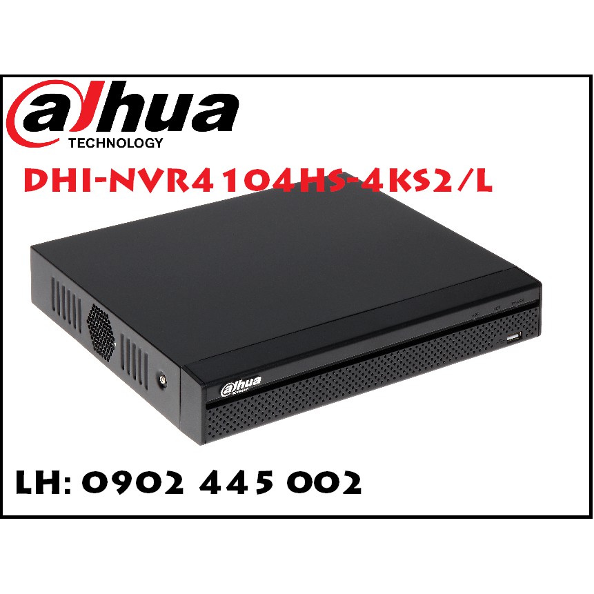 Đầu ghi hình Dahua 4 kênh Camera Ip DHI-NVR4104HS-4KS2/L (Hỗ trợ SMD)
