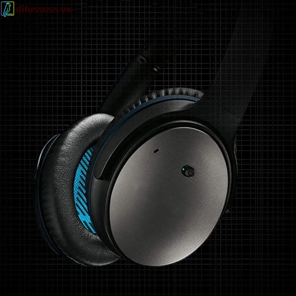 2 Đệm Tai Nghe Bằng Da Thay Thế Cho Tai Nghe Bose Quietcomfort