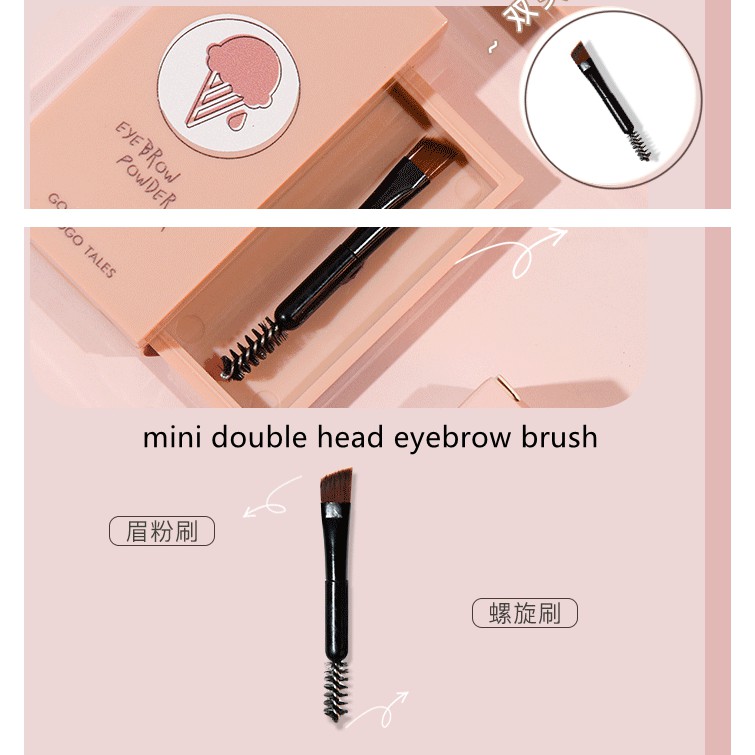 [Hàng mới về] Phấn Kẻ Mày Gogo Tales 3 Màu Ba Chiều Tự Nhiên Chống Thấm Nước Và Mồ Hôi Không Dễ Phai kèm cọ mini  Nội Địa Trung | BigBuy360 - bigbuy360.vn