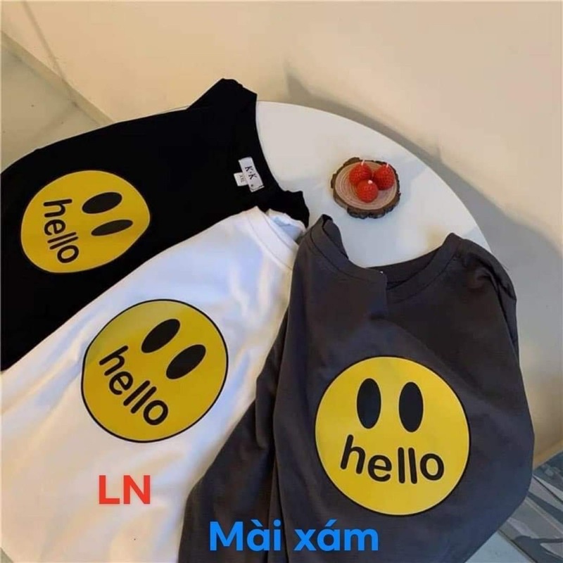 Áo phông mặt vàng Hello TH6