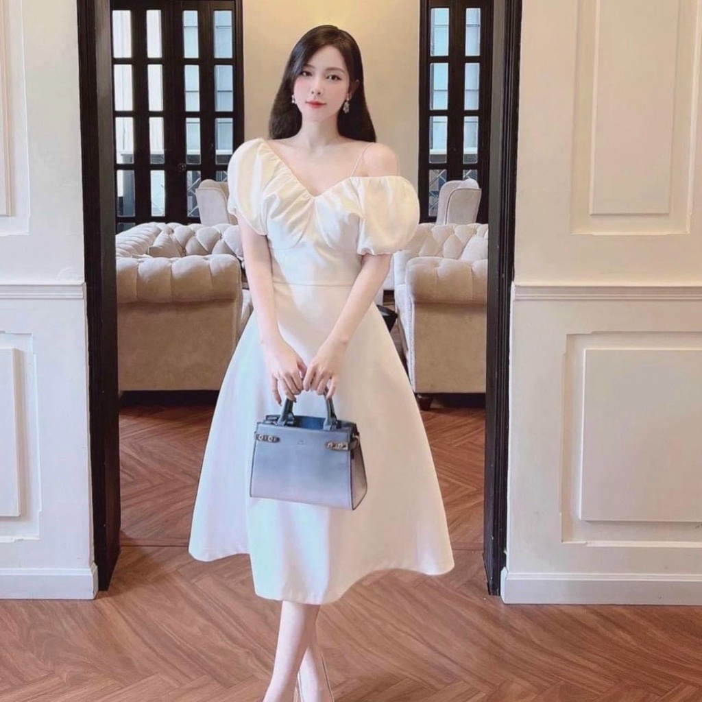 ĐẦM TRẮNG TRỄ VAI TAY PHỒNG