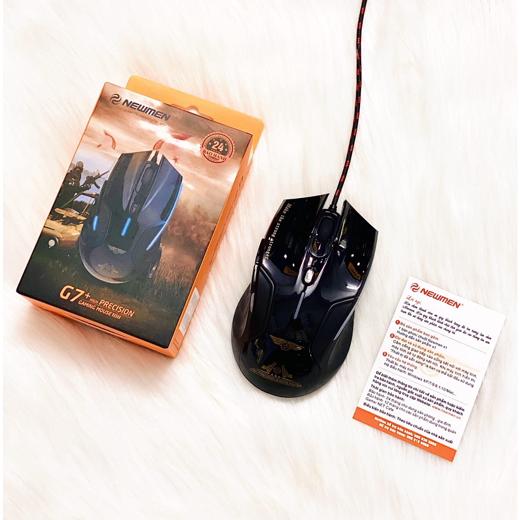 Chuột quang Gaming Newmen G7+ Plus, Chuẩn chính hãng