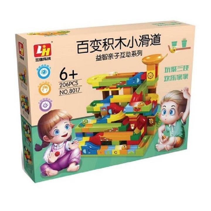 Đồ Chơi Lắp Ghép,Bộ Xếp Hình Lego 206 chi tiết