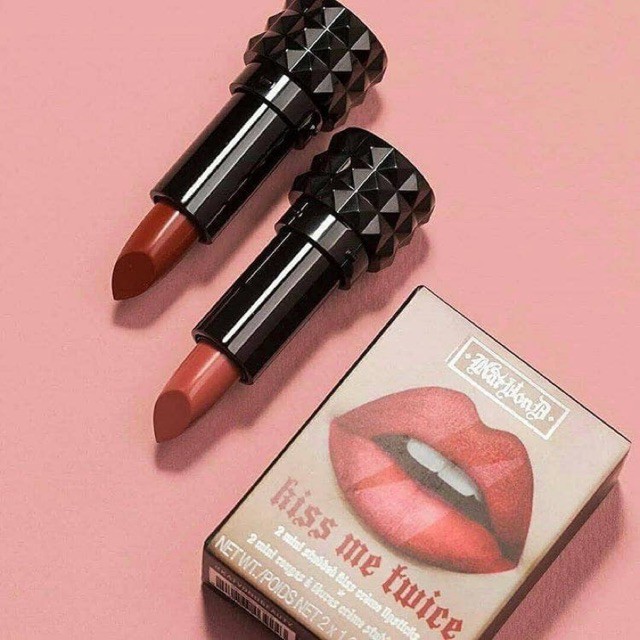 [Liên hệ trước khi đặt] Set son Kiss Me Twice