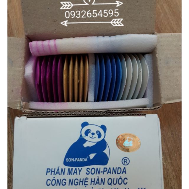Hộp Phấn panda đủ màu