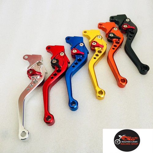 Tay thắng Đùm nhôm chỉnh 6 số CNC dành cho xe Wave,Dream